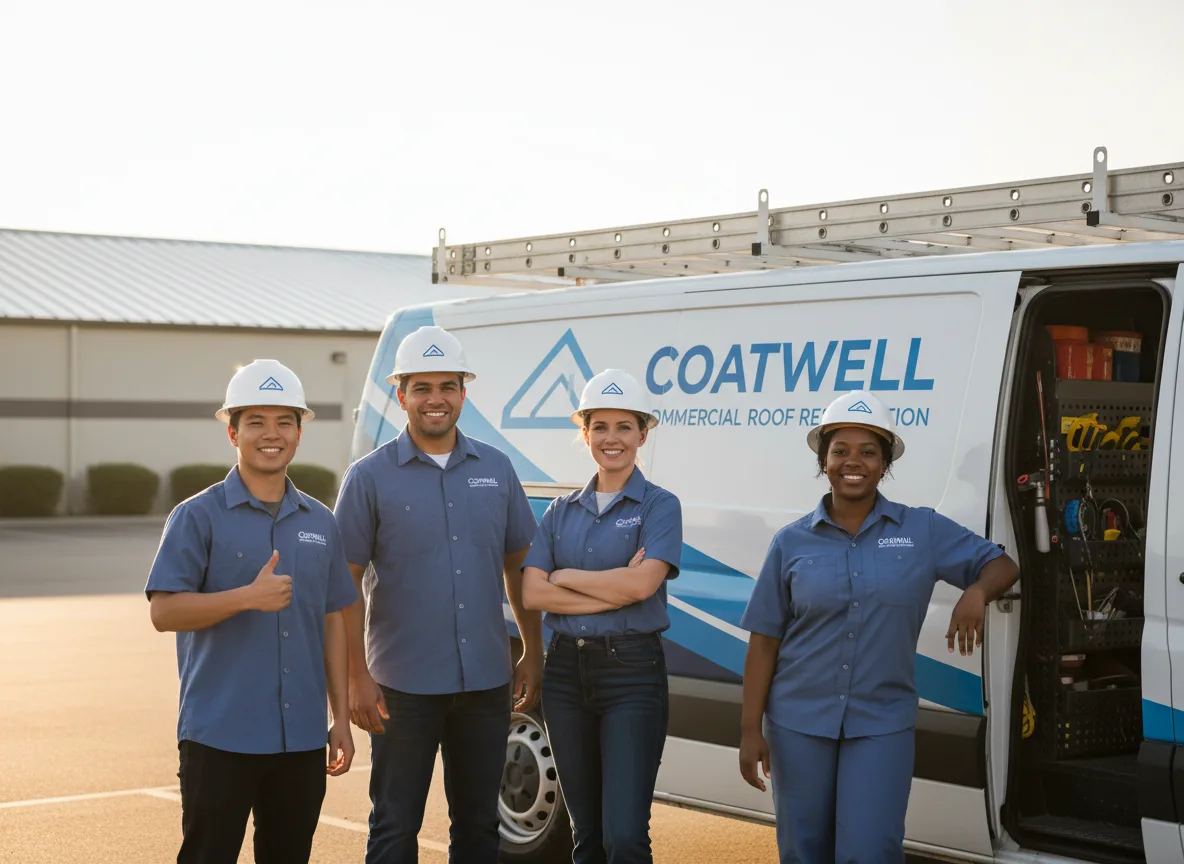 Commercial roof coating company in Fife, WA